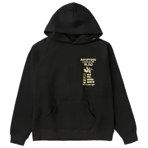 AEROPRESS X LRG LIFTED RICH AND SMOOTH HOODIE - BLACK