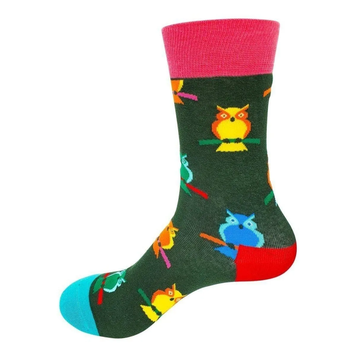 Animal Socks Colorful Owl