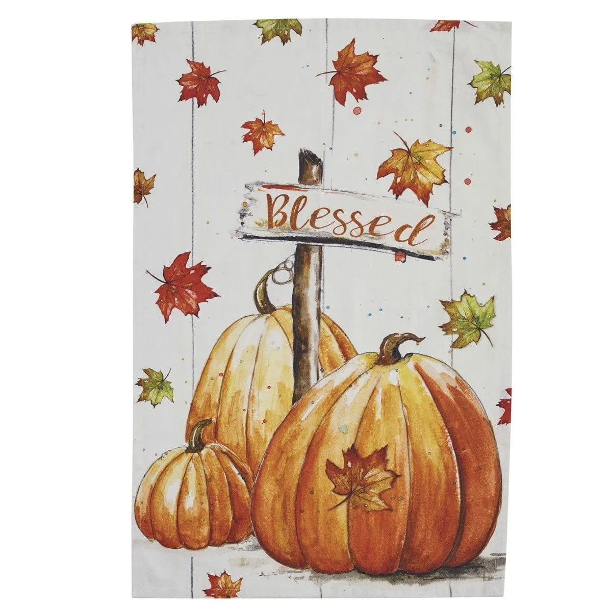 Blessed Pumpkin Dishtowel