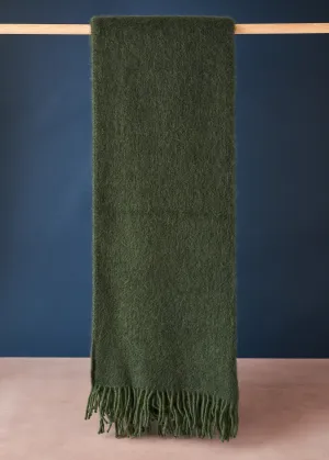 Bottle Green Gotland Throw