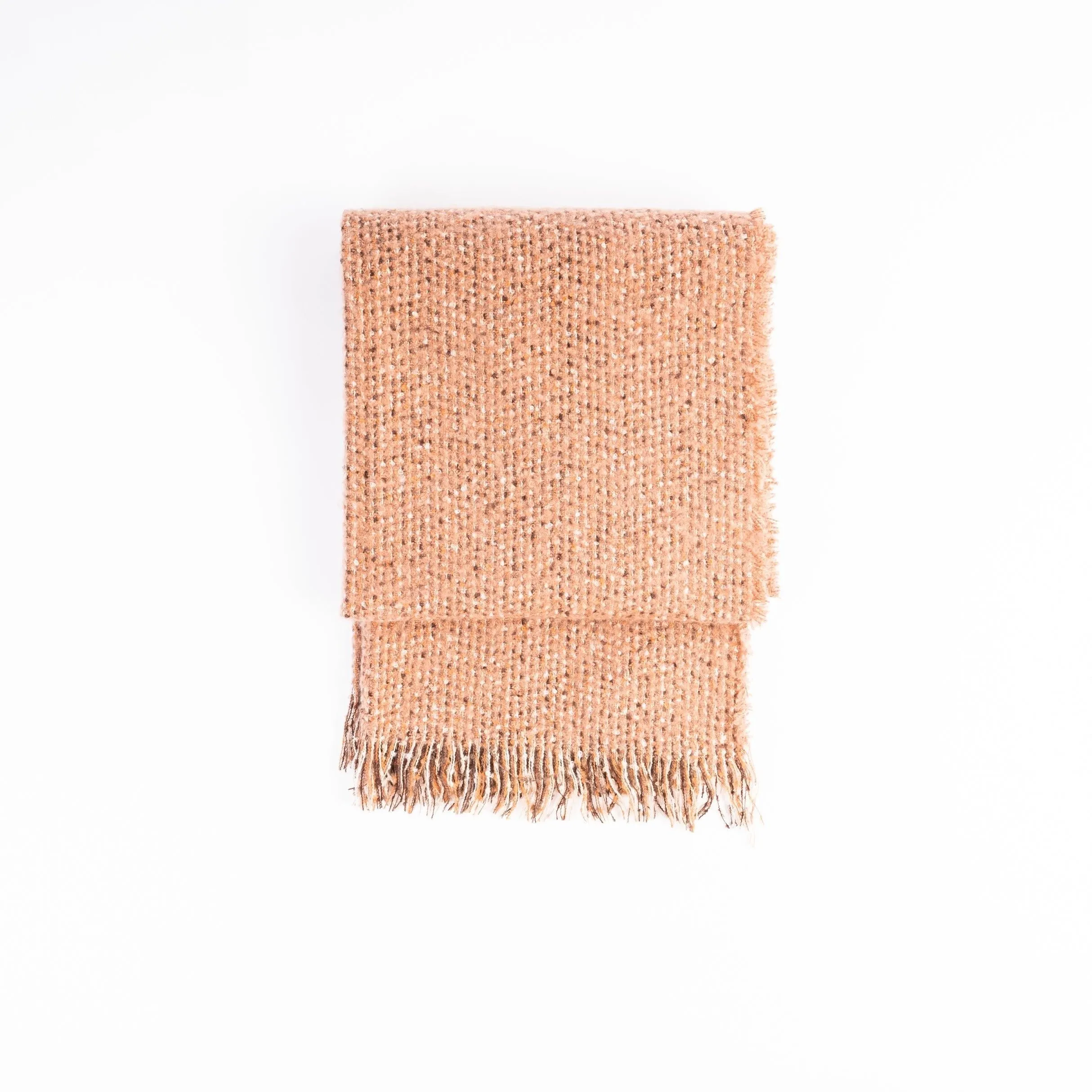 Boucle Tweed Soft Touch Blanket Scarf