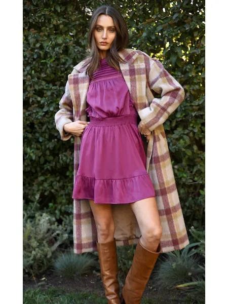 Bryce Plaid Coat