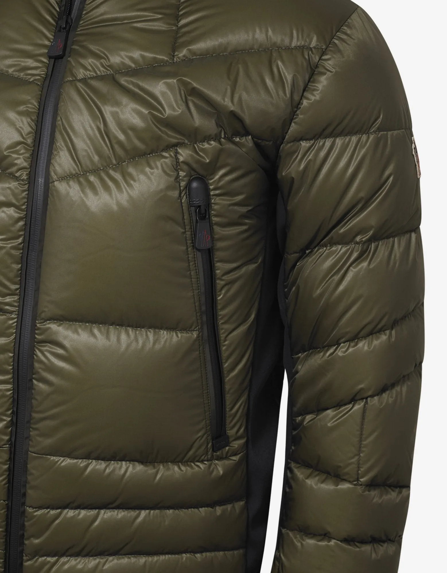 Canmore Khaki Nylon Down Jacket