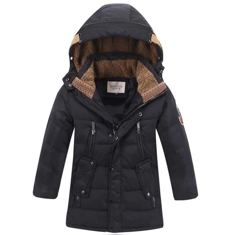 Children's Winter Jackets Duck Down Padded