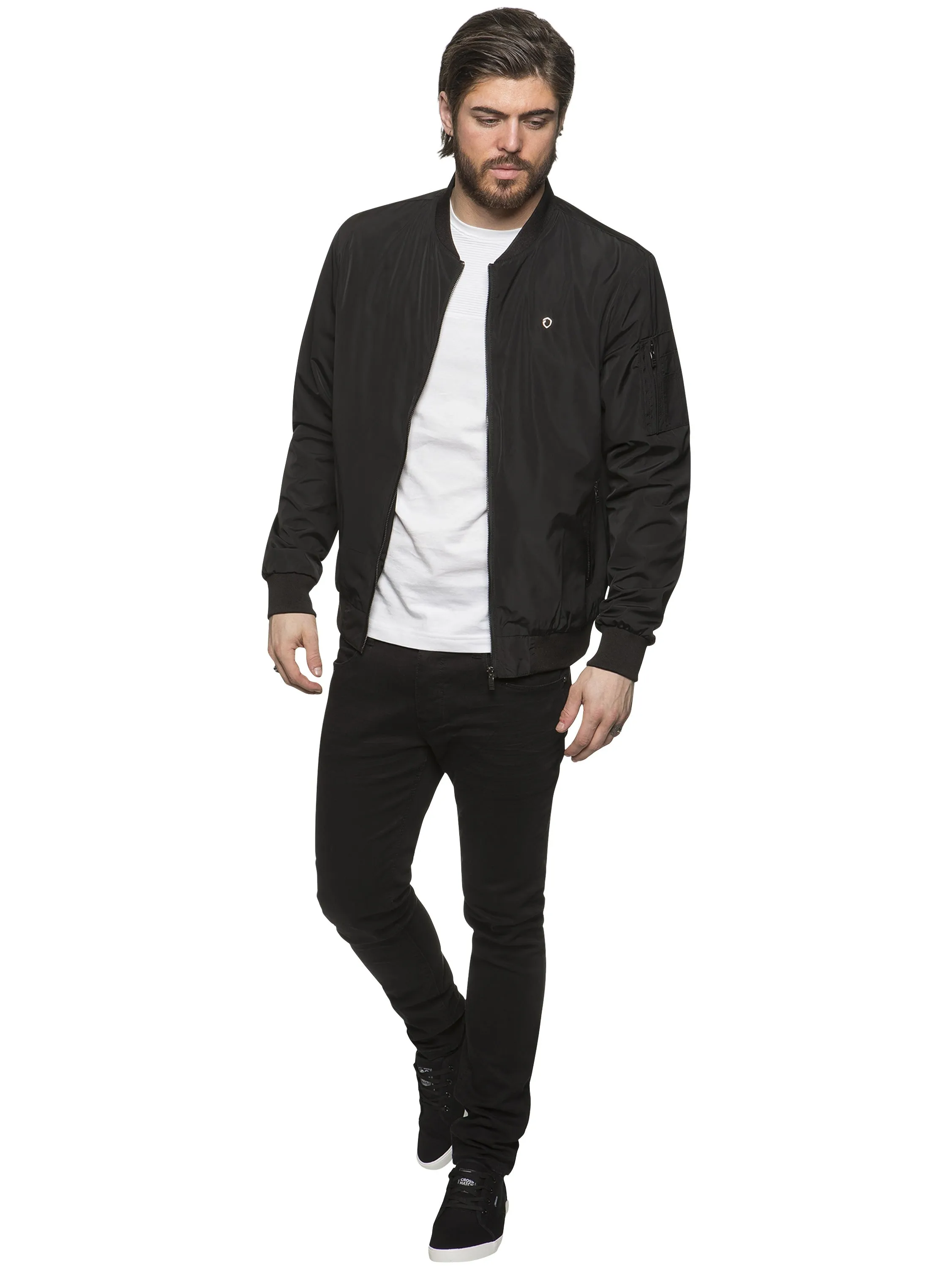 ETO | Mens Designer Move Black & Navy  Jacket