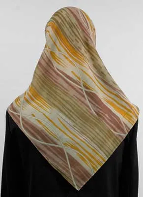 Fashion Print Chiffon Square Scarves