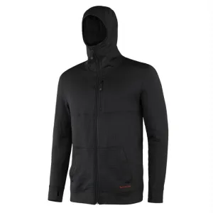 Geo Fleece Jacket Mens Lg Blk