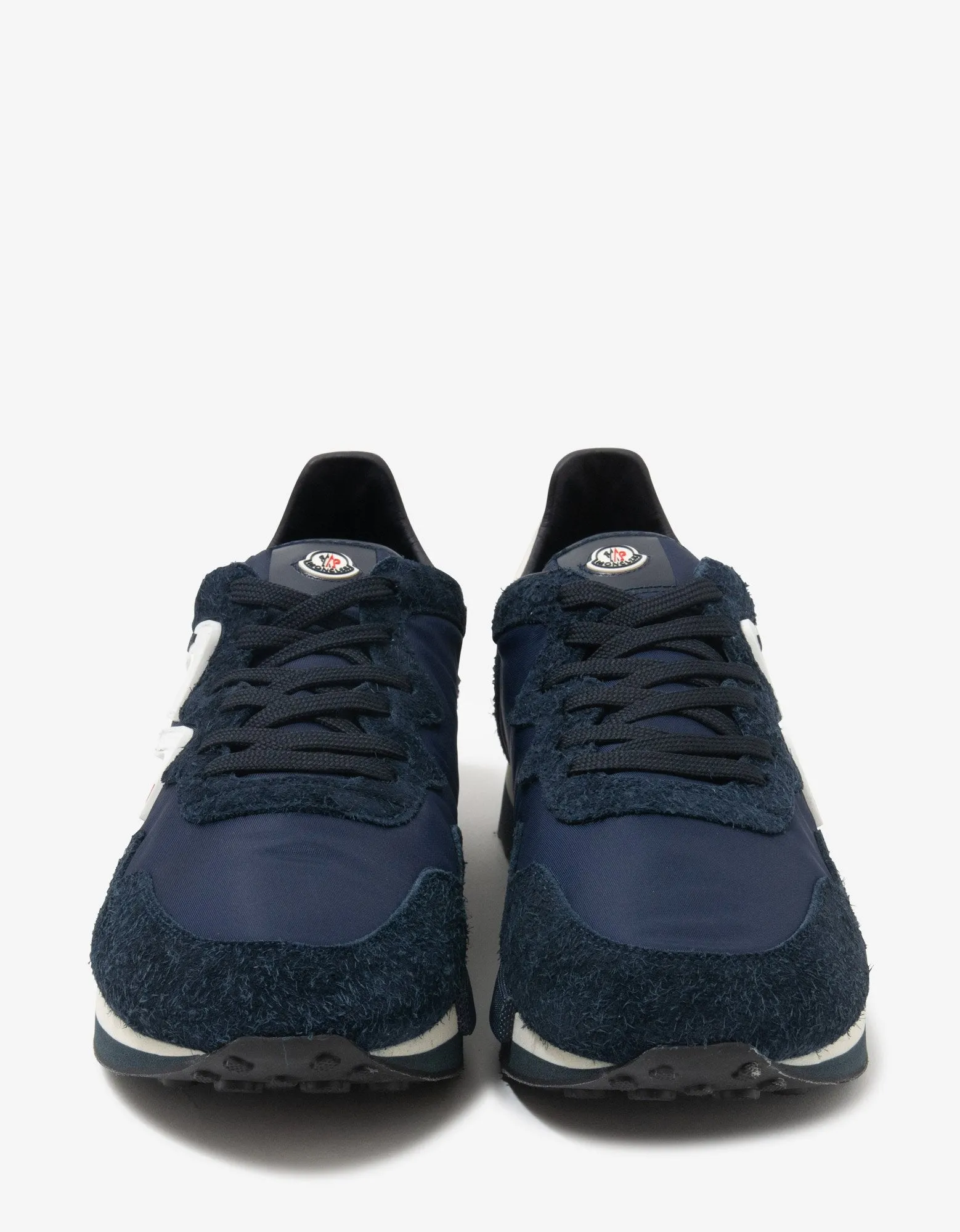 Herald Navy Blue Suede & Nylon Trainers