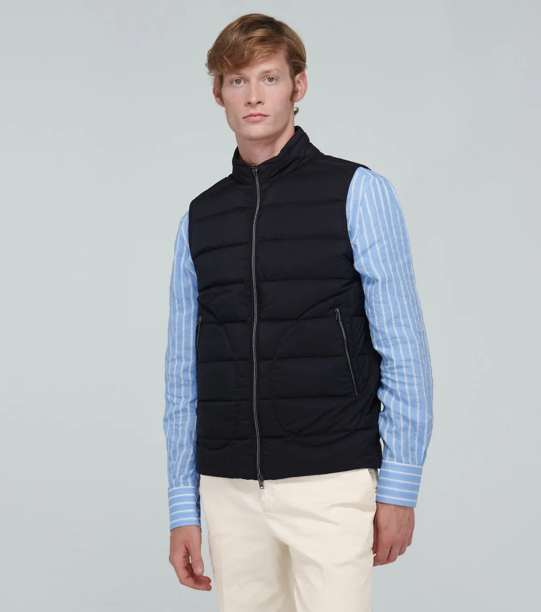 Herno down vest, black