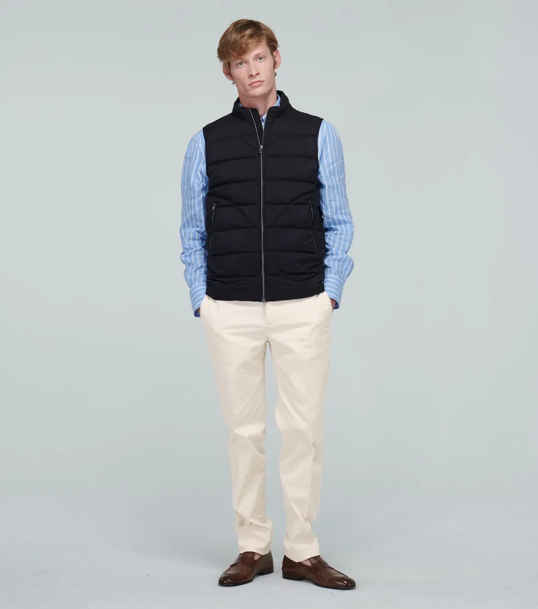 Herno down vest, black