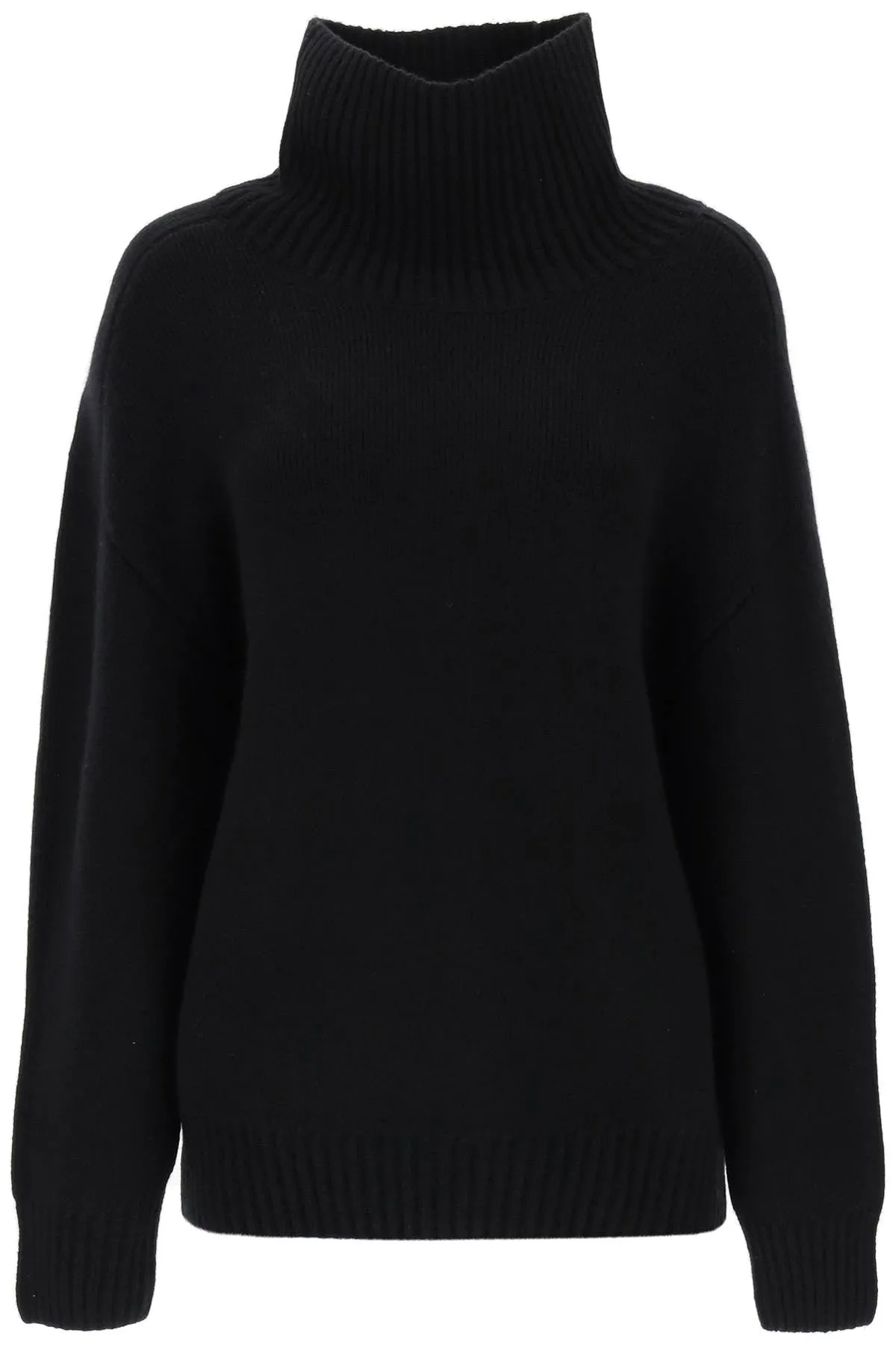 Khaite 'landen' Oversized Funnel-Neck Sweater