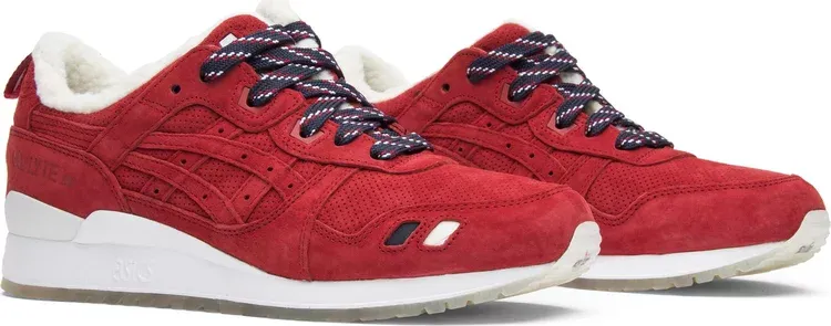 Kith x moncler x gel lyte 3 'red' Asics sneakers, red