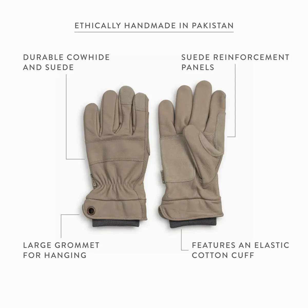 Kunar Glove: Premium All-Purpose Work Glove: Brown