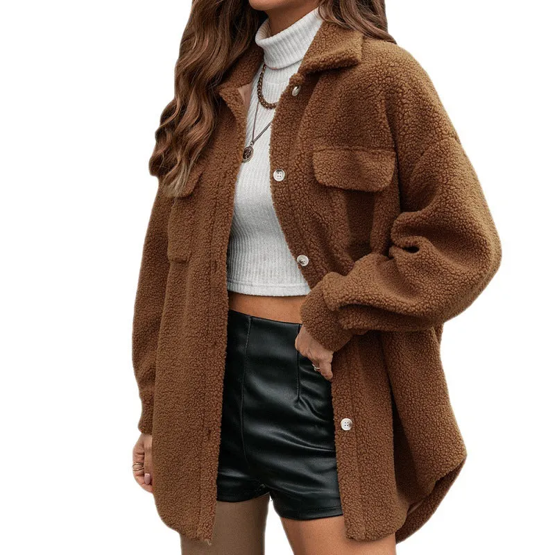 Long-sleeved Woolen Coat