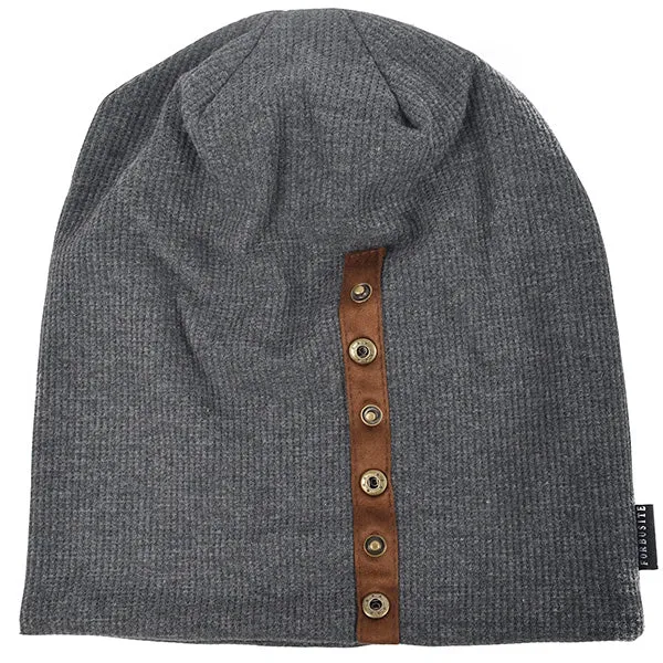 Men Oversize Cotton Beanie Slouchy Hat B020