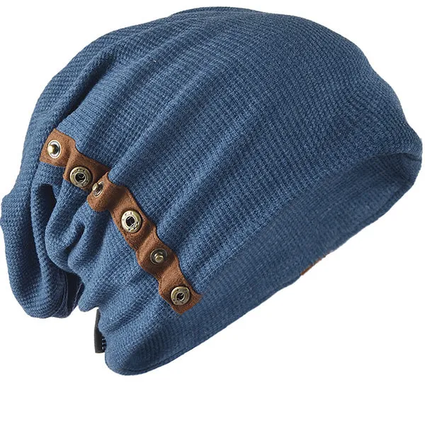 Men Oversize Cotton Beanie Slouchy Hat B020