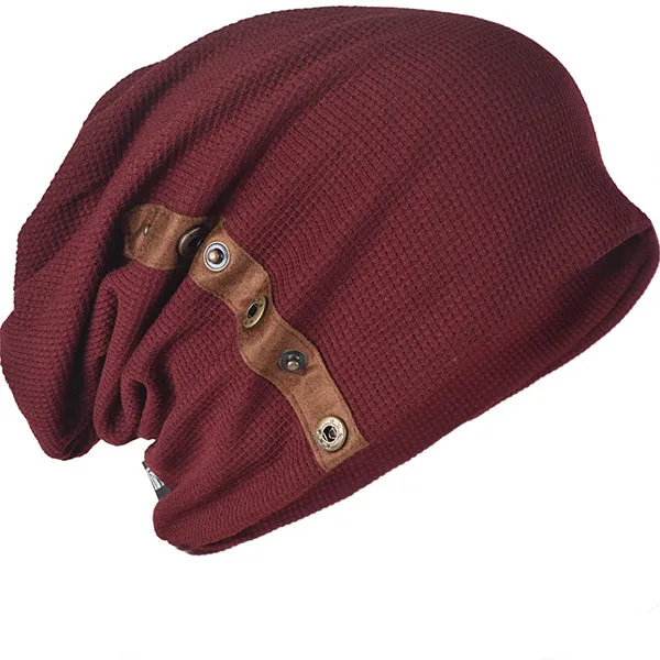 Men Oversize Cotton Beanie Slouchy Hat B020