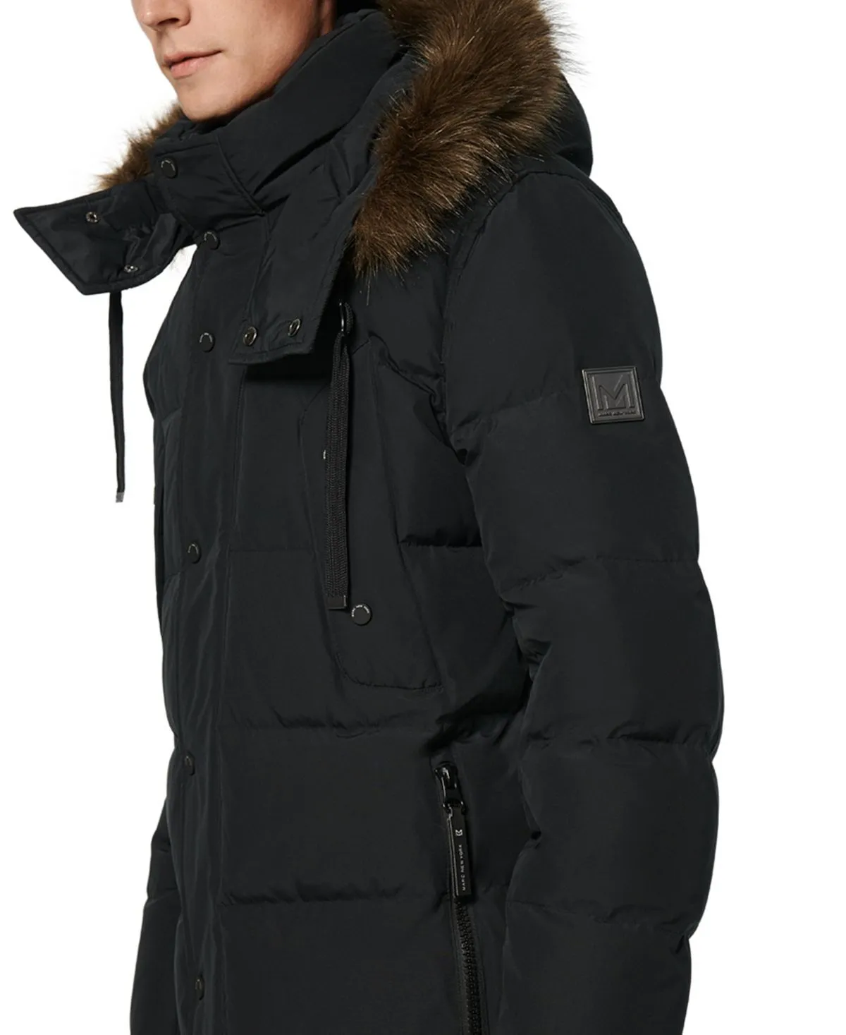 Men's down parka gattaca Marc New York, black