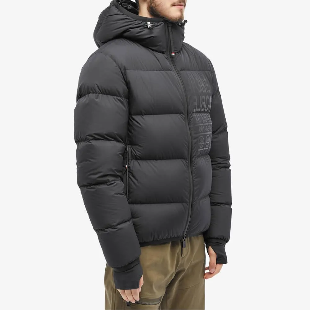 Moncler Grenoble Adret Tech Matt Nylon, Black