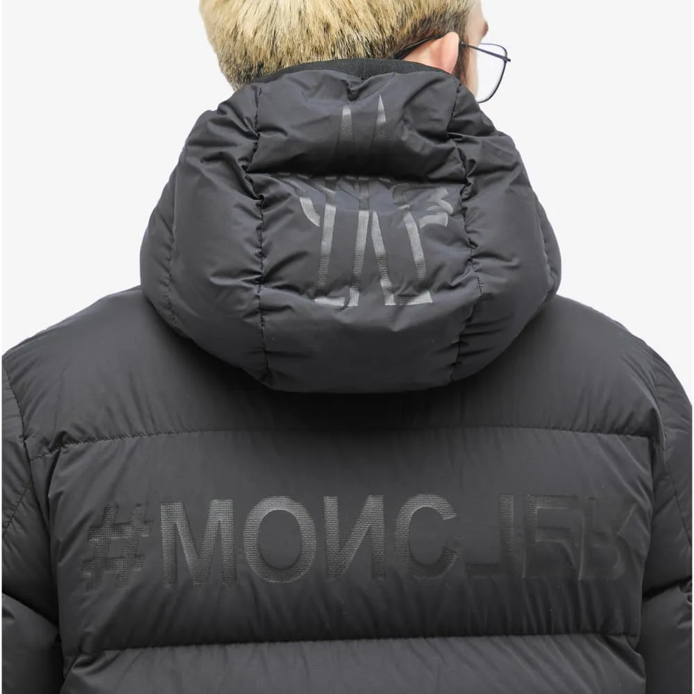 Moncler Grenoble Adret Tech Matt Nylon, Black