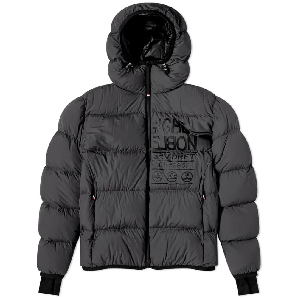 Moncler Grenoble Adret Tech Matt Nylon, Black