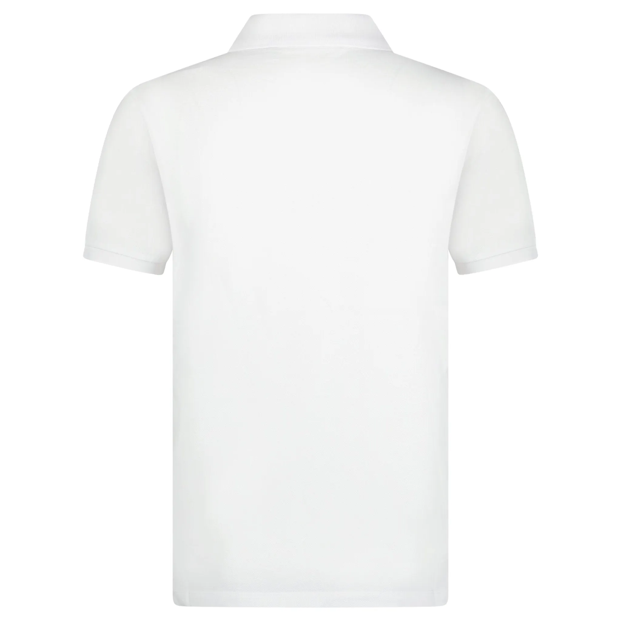 MONCLER LOGO POLO SHIRT WHITE