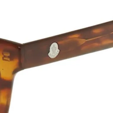 MONCLER Logo Tortoiseshell Square Sunglasses