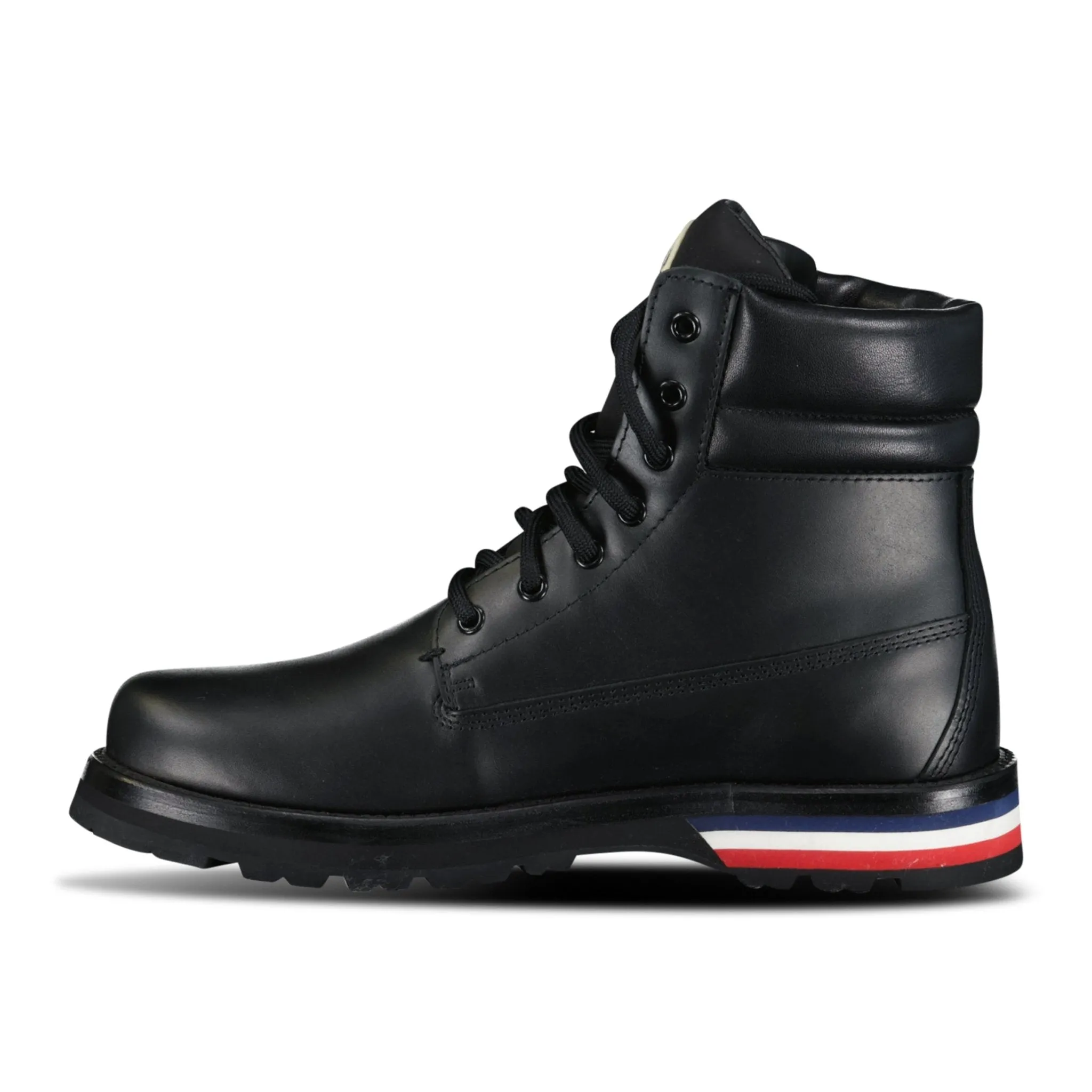 MONCLER VANCOUVER BOOTS BLACK LEATHER