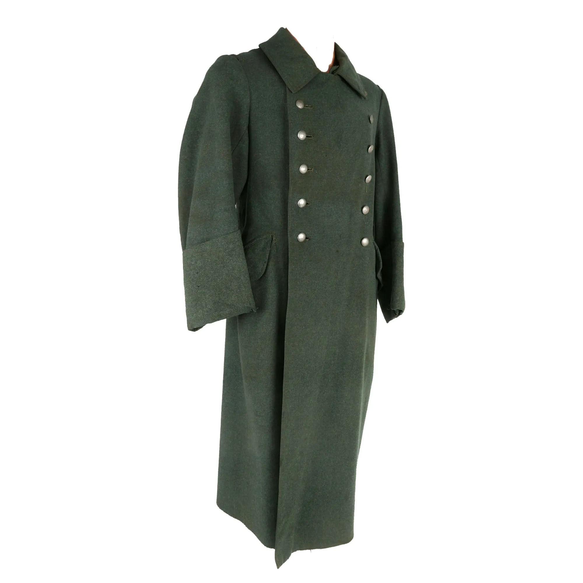 Original German WWII Heer Army Stabsgefreiter EM/NCO M36 Wool Greatcoat - dated 1939