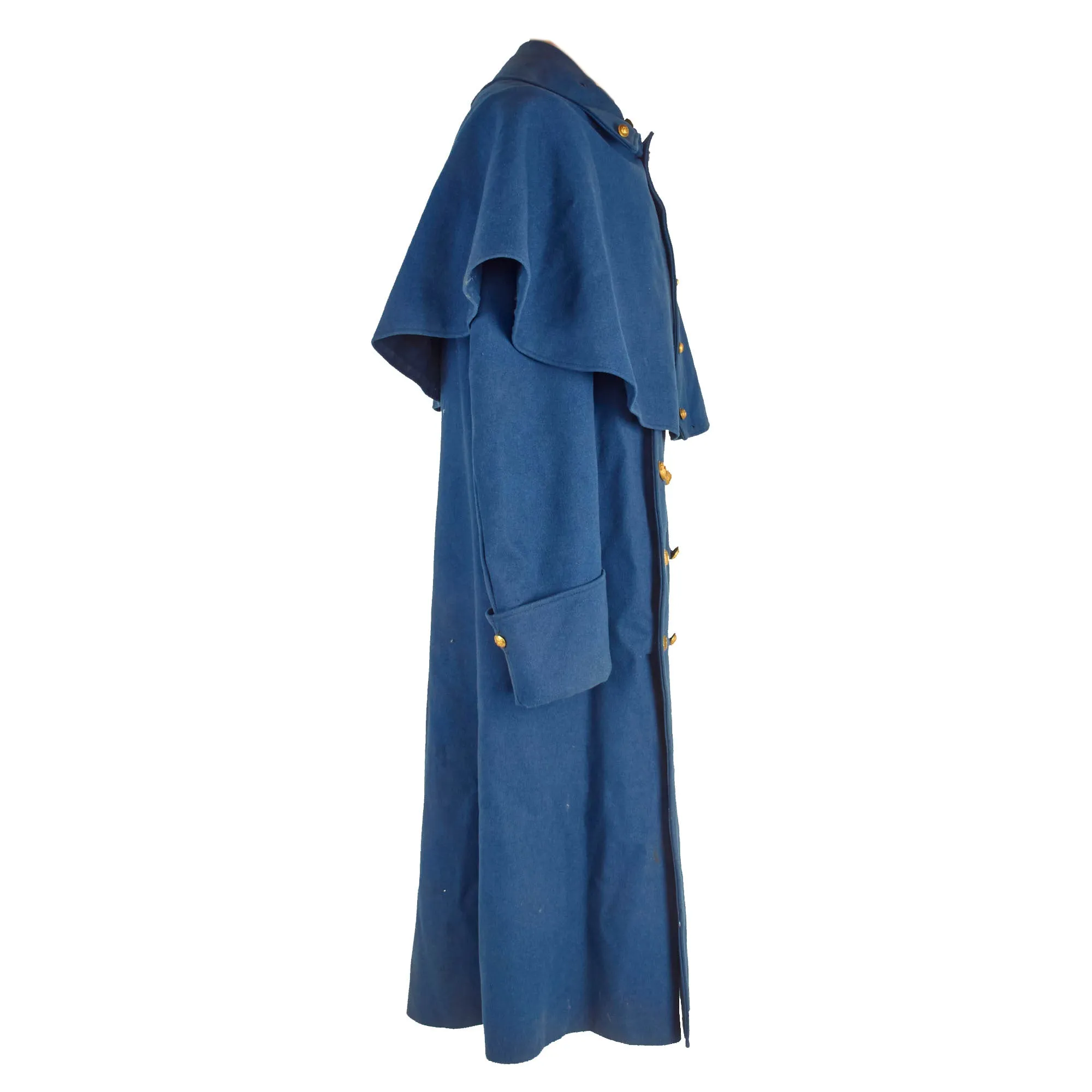 Original U.S. Indian Wars State of New York Officers’ “Saxony Blue” Model 1851 Greatcoat