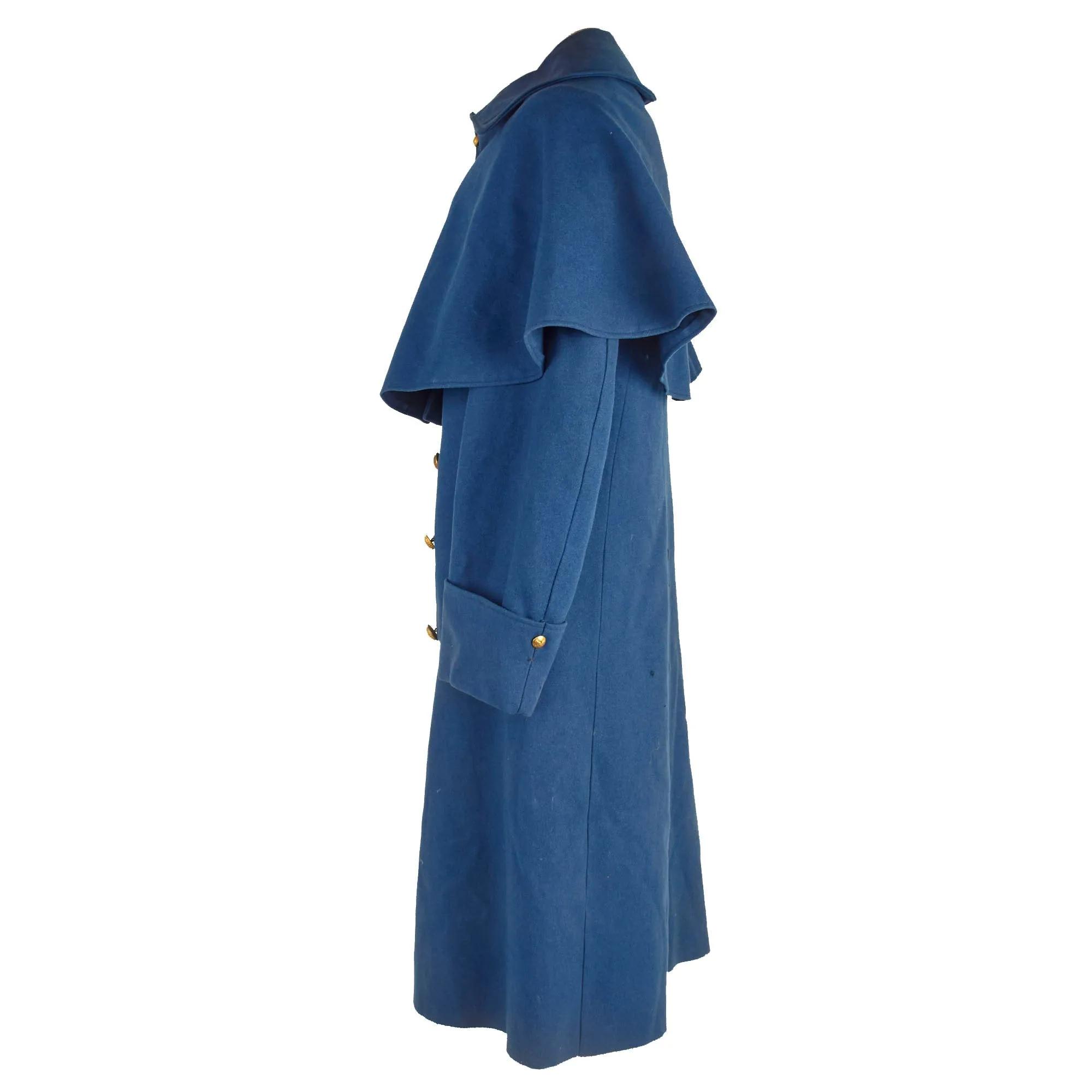 Original U.S. Indian Wars State of New York Officers’ “Saxony Blue” Model 1851 Greatcoat