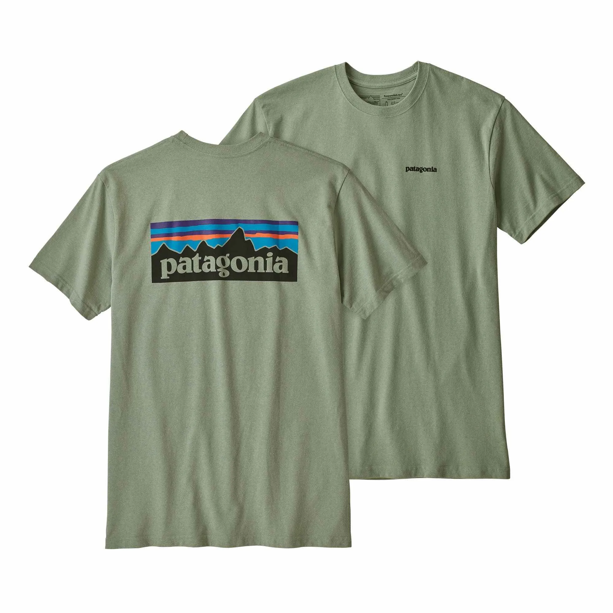 Patagonia Men's P-6 Logo Responsibili-Tee/Celadon