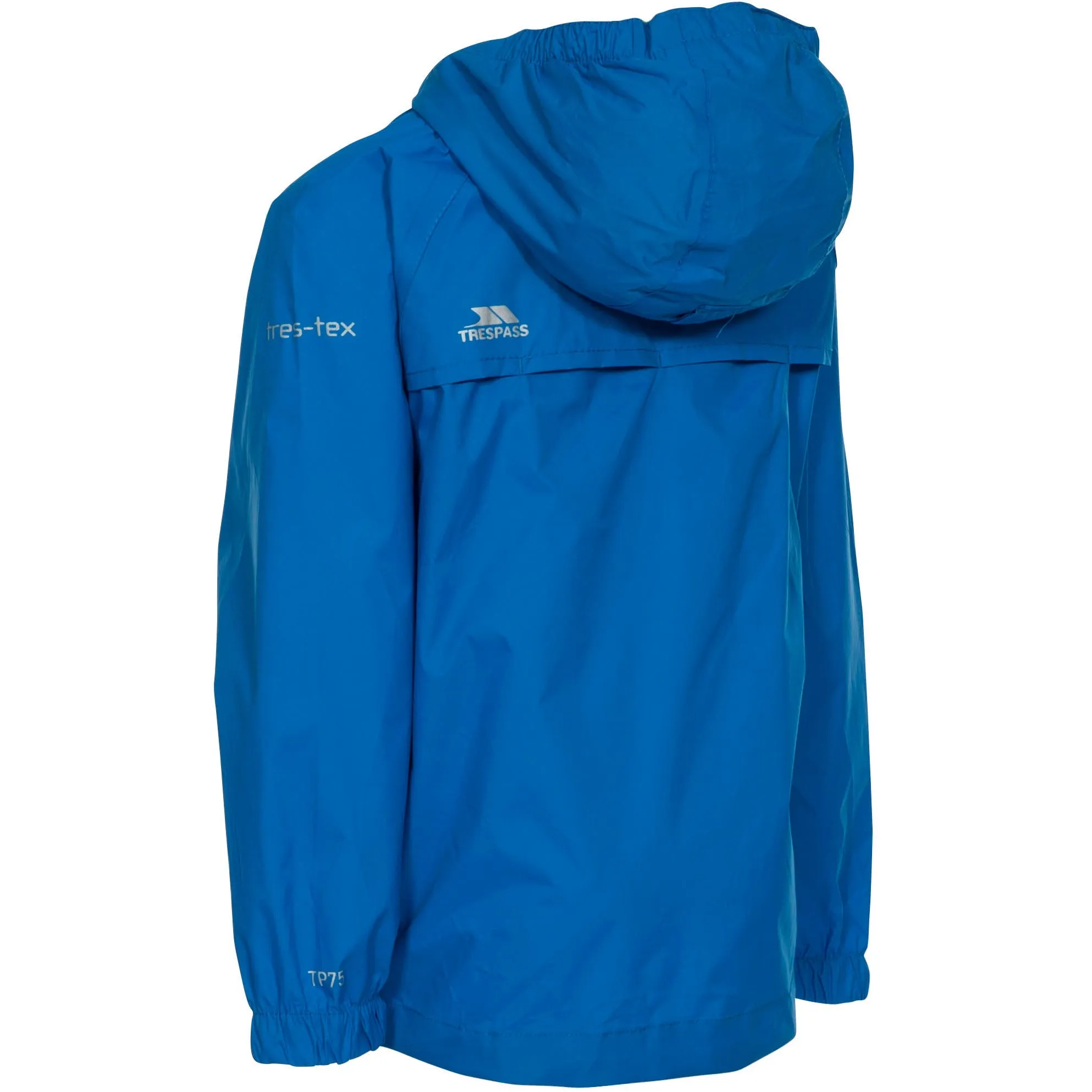 Qikpac Kids Packaway Unpadded Waterproof Jacket in Cobalt