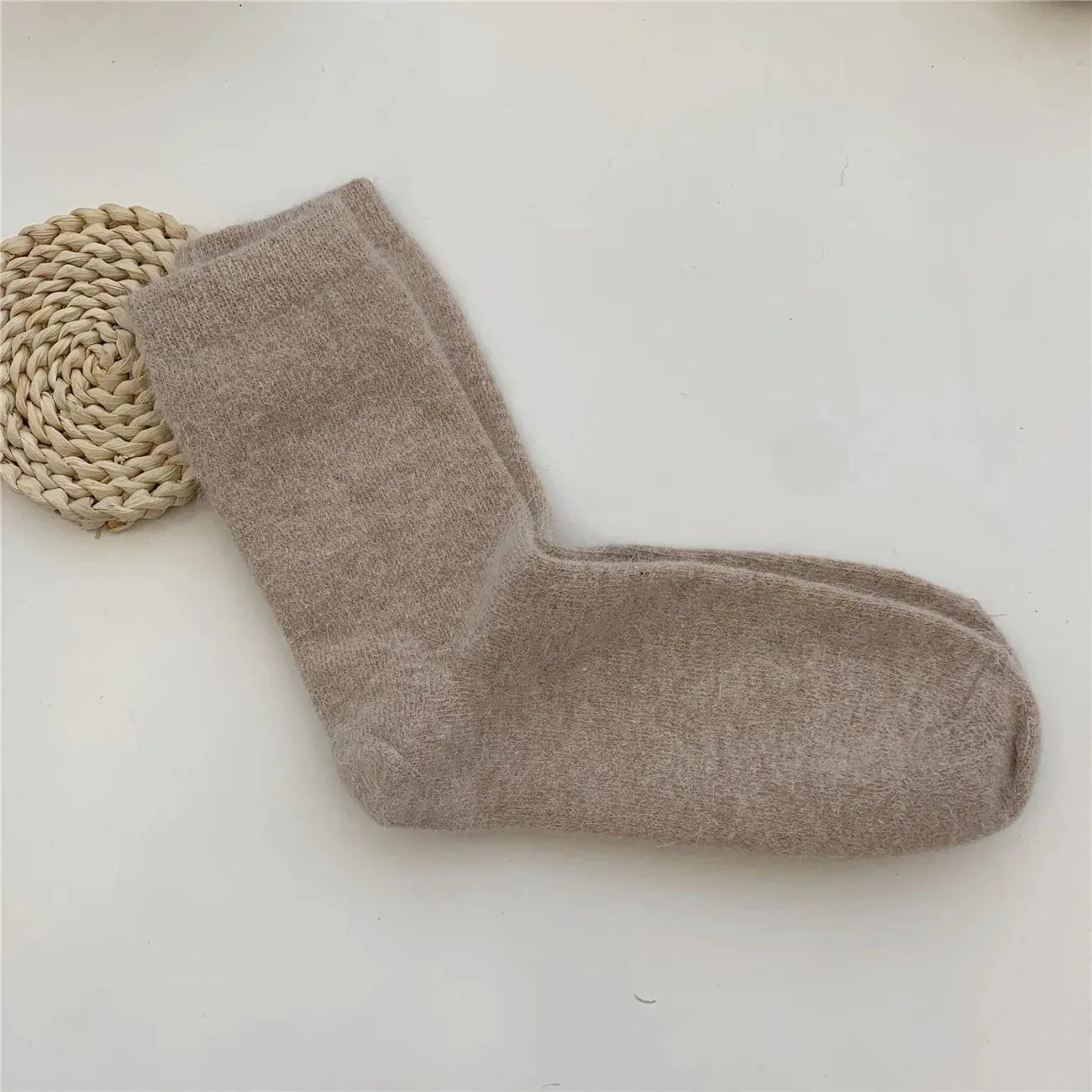 Rabbits Hair Socks - Cozy and Warm Women's Winter Socks (Pack of 2)