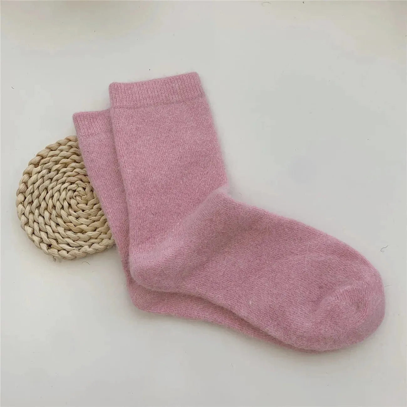 Rabbits Hair Socks - Cozy and Warm Women's Winter Socks (Pack of 2)