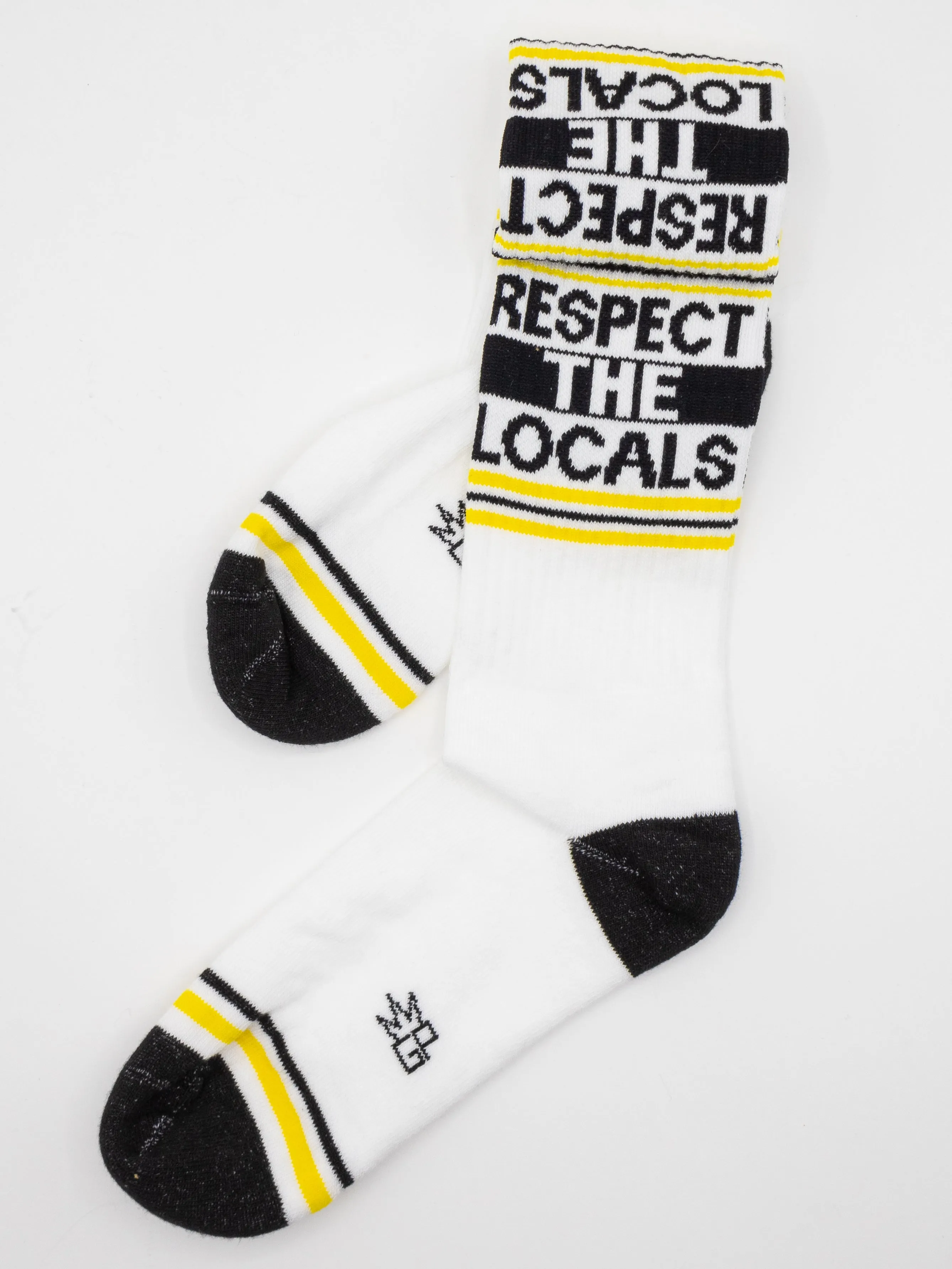 Respect the Locals Ribbed Gym Socks