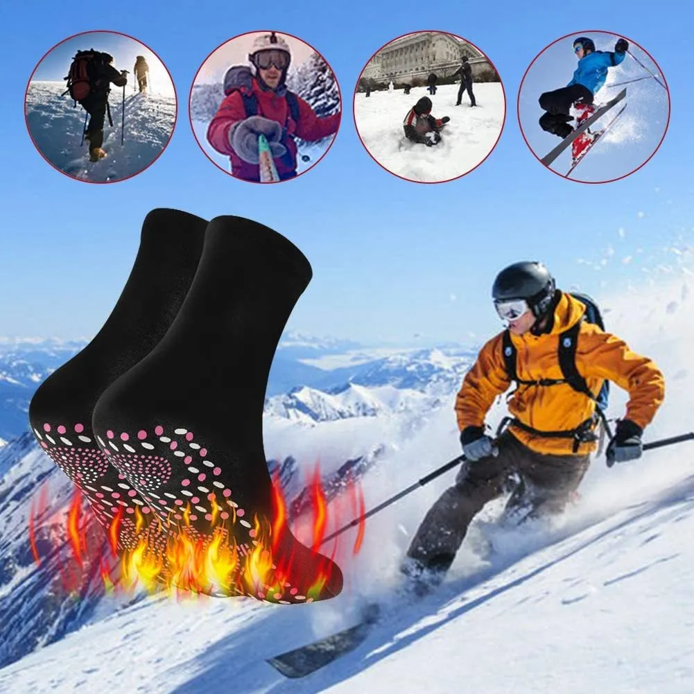 Self Heating Socks for Men and Women, Ideally for Fishing, Camping, Hiking and Skiing