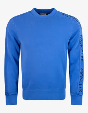 Sky Blue Sleeve Logo Sweatshirt