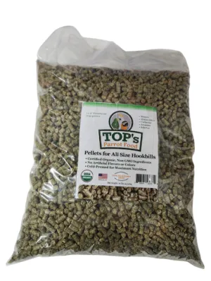 SPECIAL - TOP's All Sizes Parrot Pellets 4.5Kg