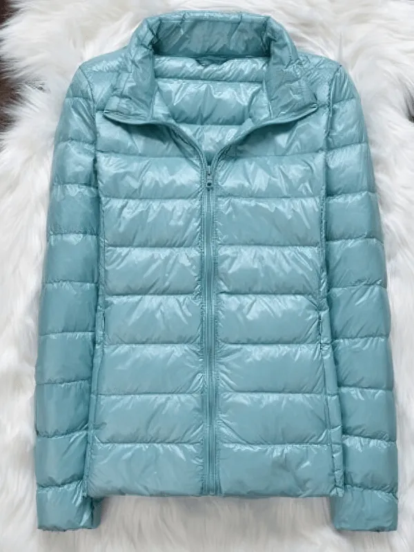 Stylish Women's Down Jackets Without Hood - SF0123