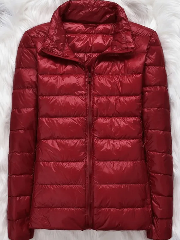 Stylish Women's Down Jackets Without Hood - SF0123