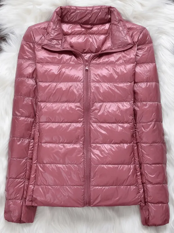 Stylish Women's Down Jackets Without Hood - SF0123