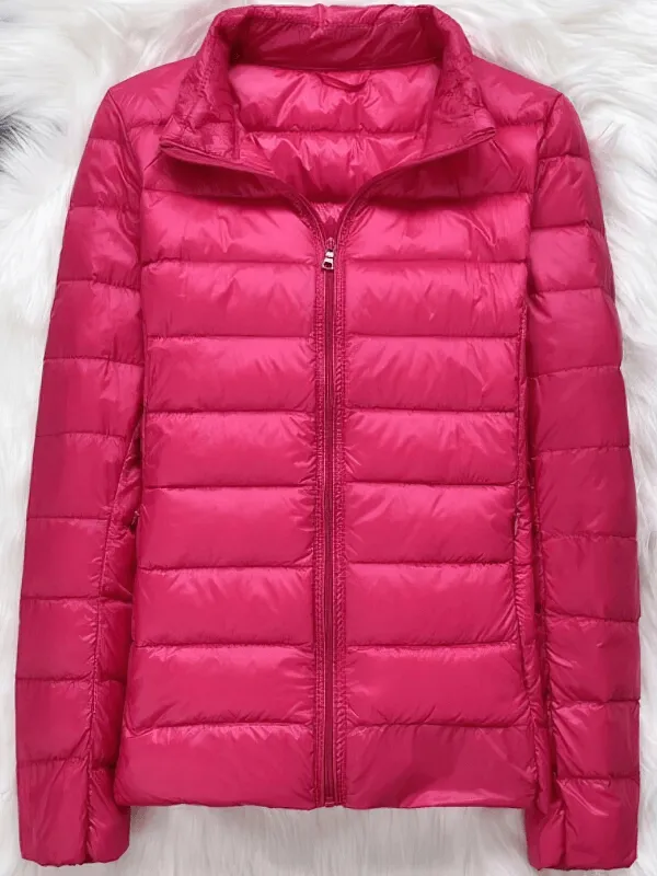 Stylish Women's Down Jackets Without Hood - SF0123