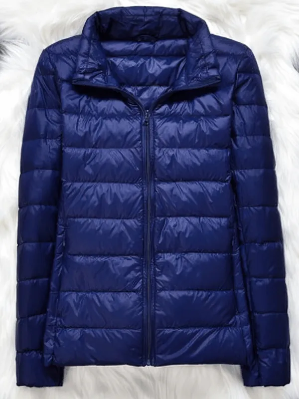 Stylish Women's Down Jackets Without Hood - SF0123