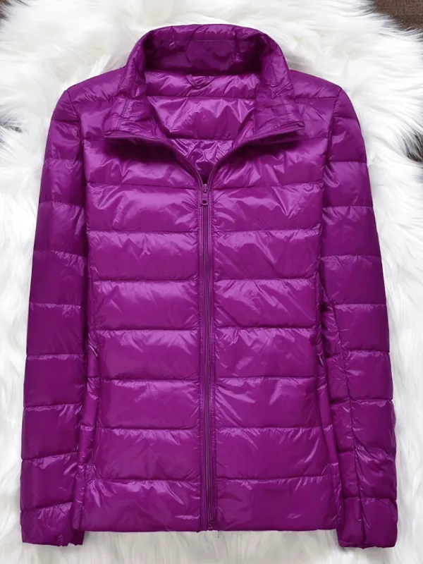 Stylish Women's Down Jackets Without Hood - SF0123