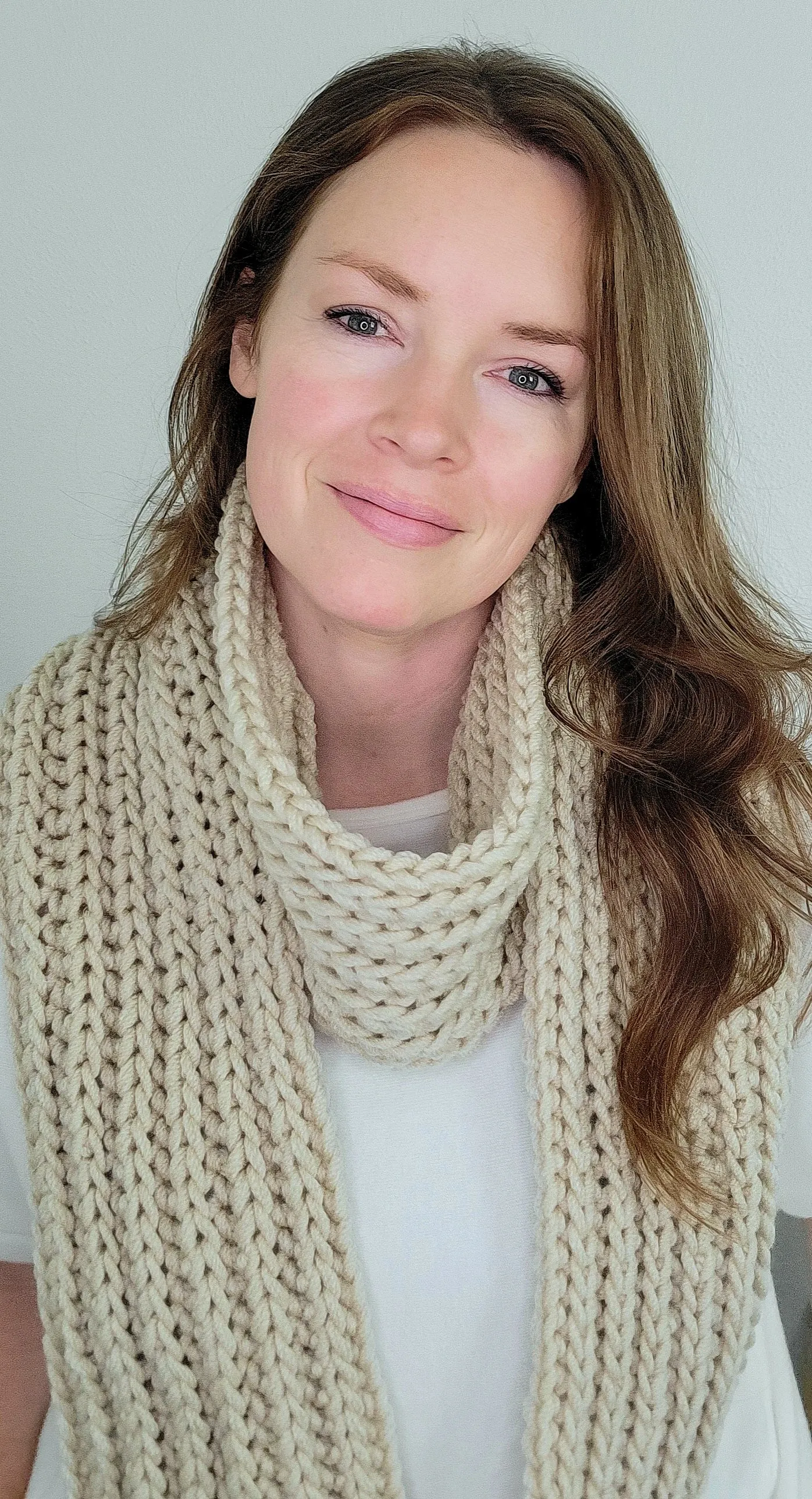 The Brioche Crochet Scarf PDF Pattern