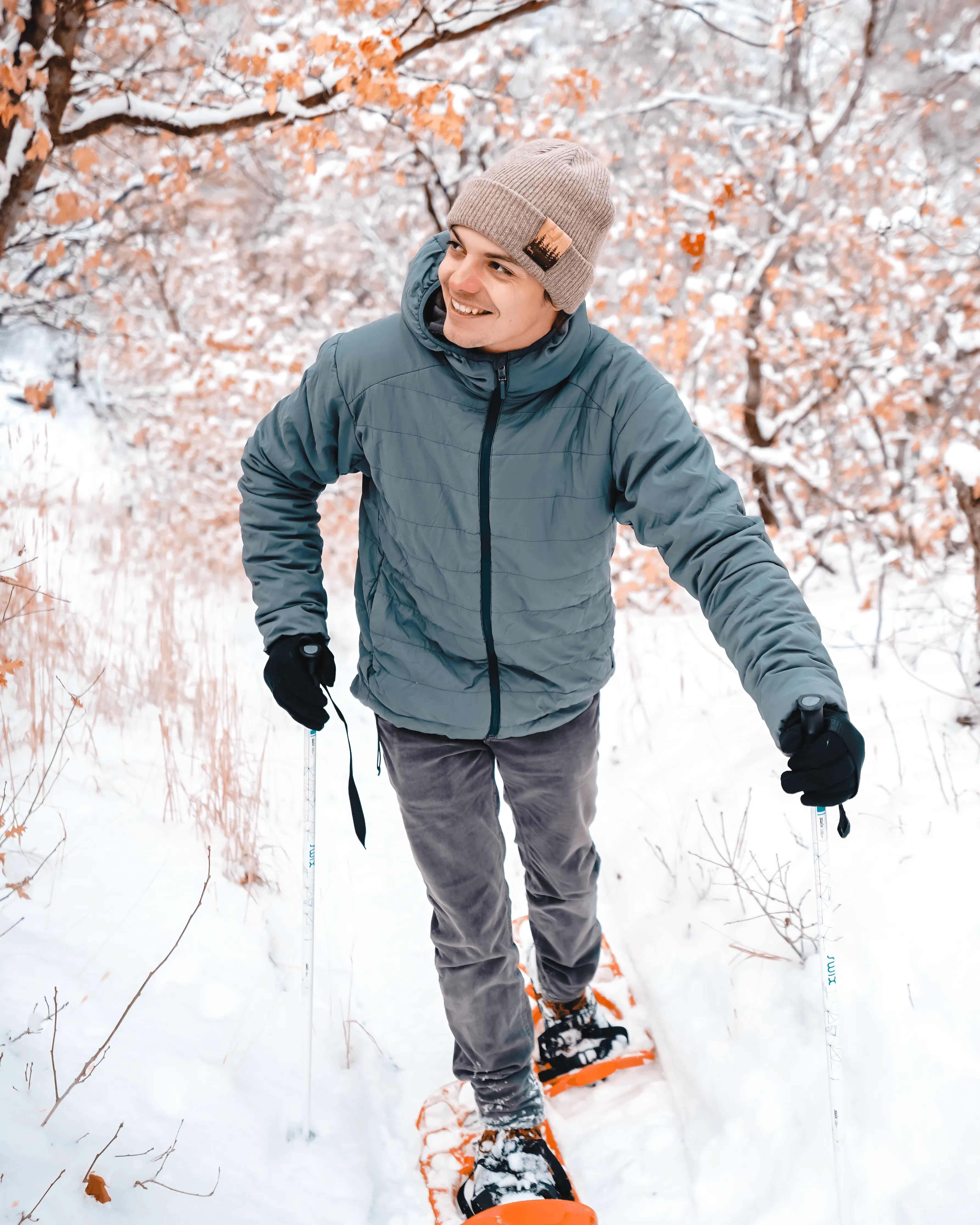 Treeline 100% Merino Wool   Cork Beanie | Olive