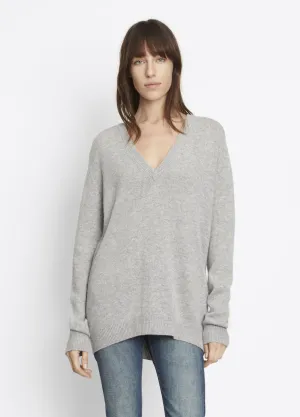 Vince Low Vee Cashmere Boyfriend Sweater