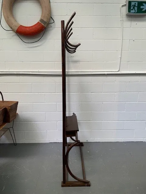 Vintage  Czech Wooden Thonet Coat Rack  #5204 Byron