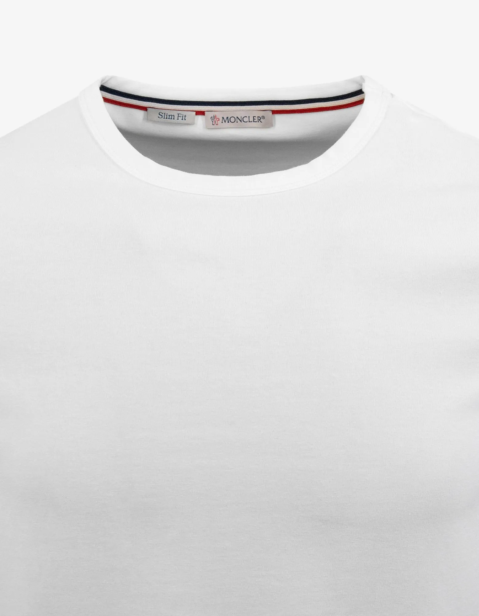 White Stretch-Cotton Slim Fit T-Shirt